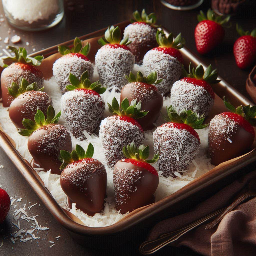 15 Irresistible Fresh Strawberry Dessert Recipes to Sweeten Your Summer 10 Chocolate-Covered Strawberries with Coconut