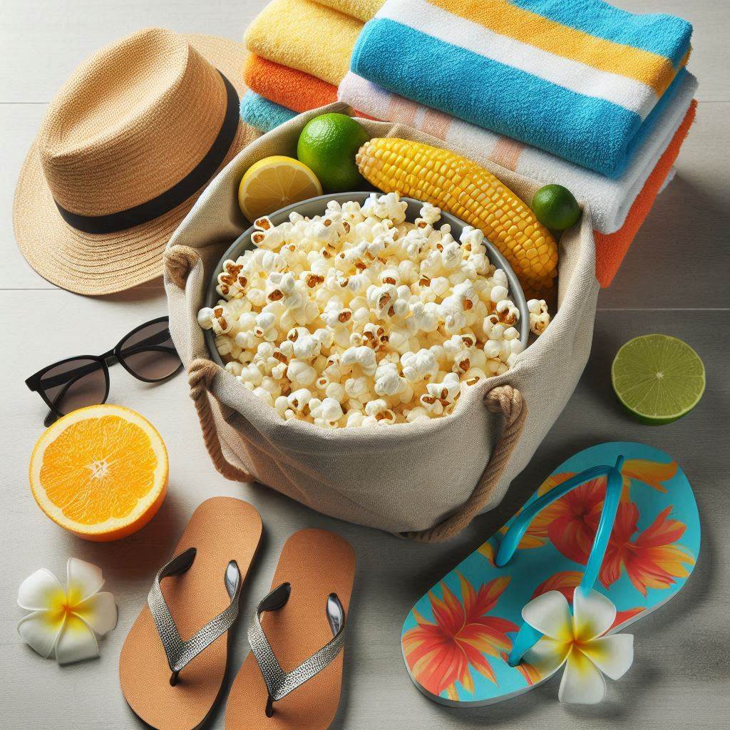 12 Beach Snack Ideas for Families This Summer 5 Popcorn Bags