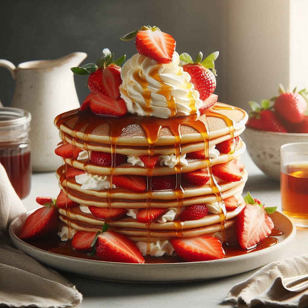 15 Irresistible Fresh Strawberry Dessert Recipes to Sweeten Your Summer 15 Strawberry Pancake Stacks