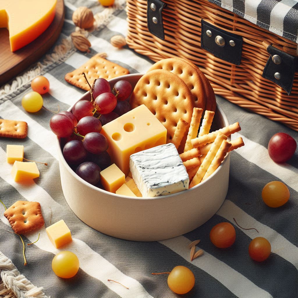 12 Beach Snack Ideas for Families This Summer 7 Cheese Cubes and Crackers
