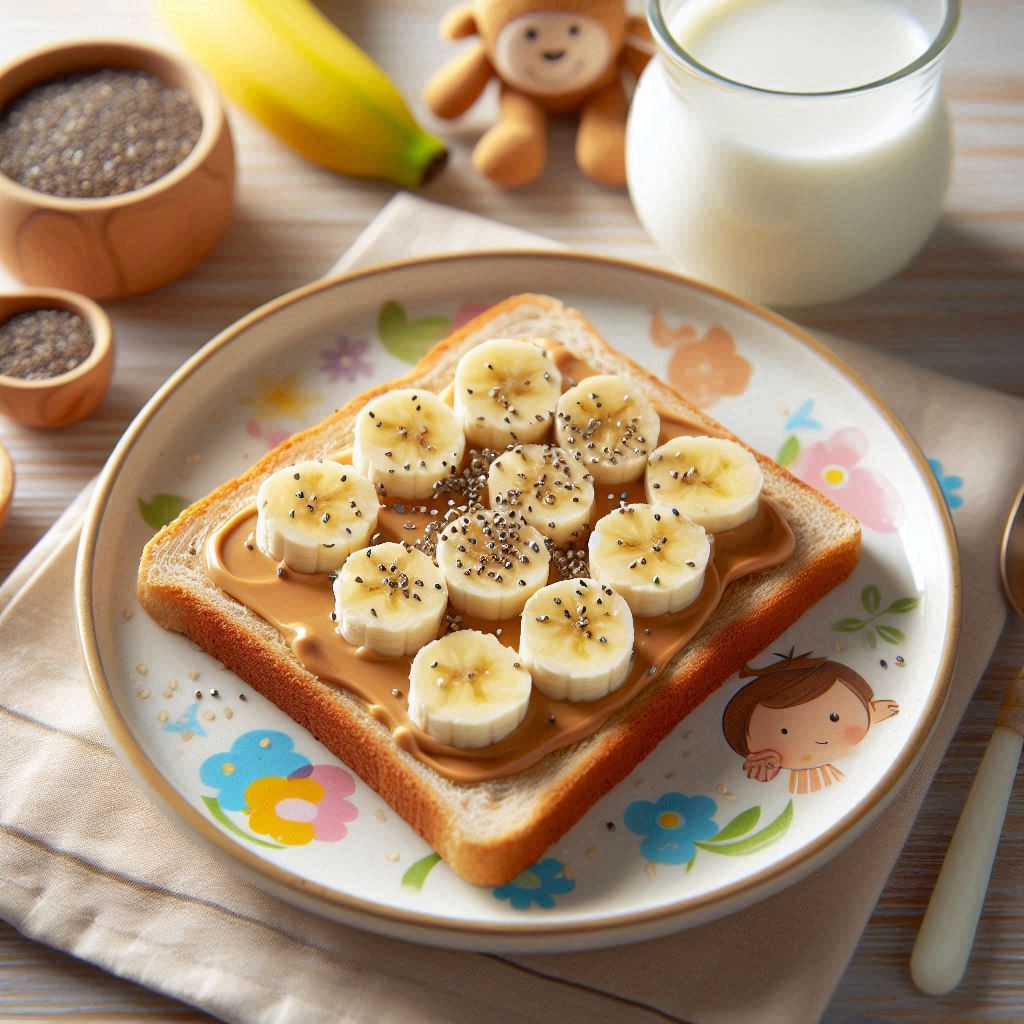 Healthy Breakfast Recipes for Kids – A Complete Guide for Parents 6 Nut Butter Banana Toast