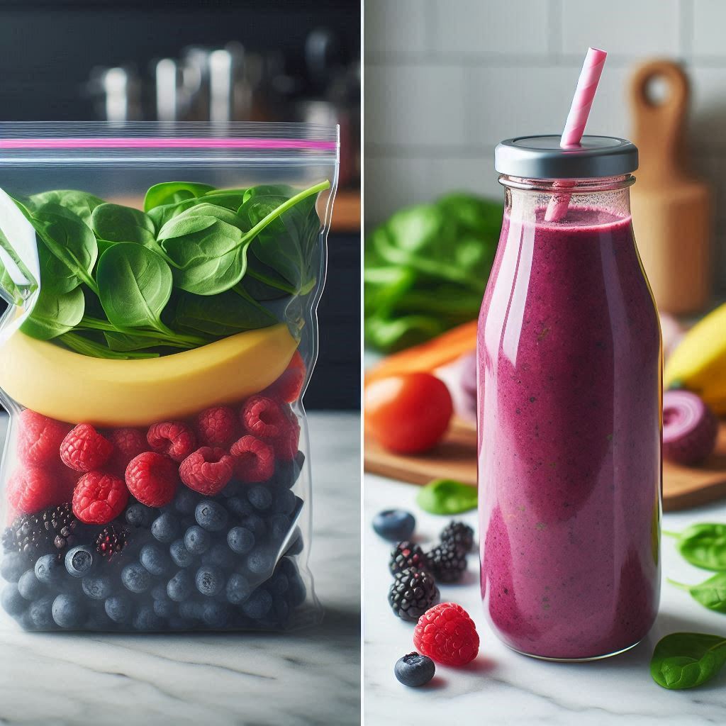Healthy Breakfast Recipes on the Go: Start Your Day the Smart Way 3 Smoothie Packs