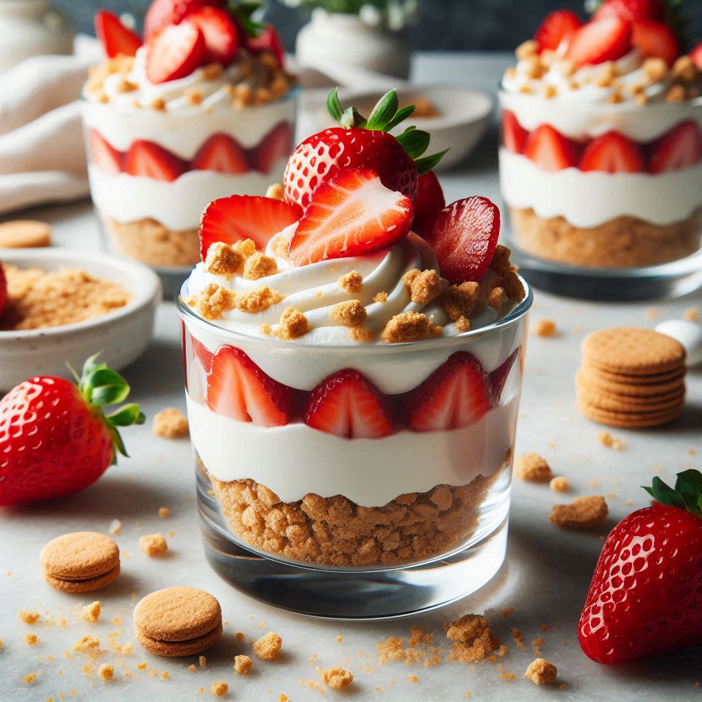 15 Irresistible Fresh Strawberry Dessert Recipes to Sweeten Your Summer 4 No-Bake Strawberry Cheesecake Cups