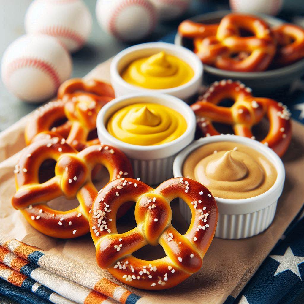 17 Delicious Baseball Snack Ideas You Need for Your Team: Game Day, Parties & More! 7 Mini Soft Pretzels