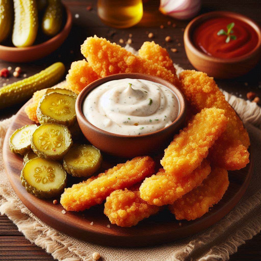 21 Irresistible Fried Pickles Ideas That Will Make Your Taste Buds Dance 10 Fried Pickles with Creamy Dip