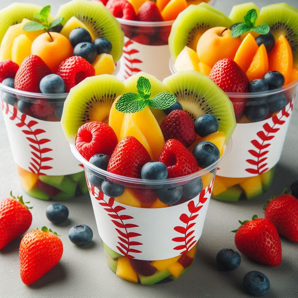 17 Delicious Baseball Snack Ideas You Need for Your Team: Game Day, Parties & More! 8 Fresh Fruit Cups