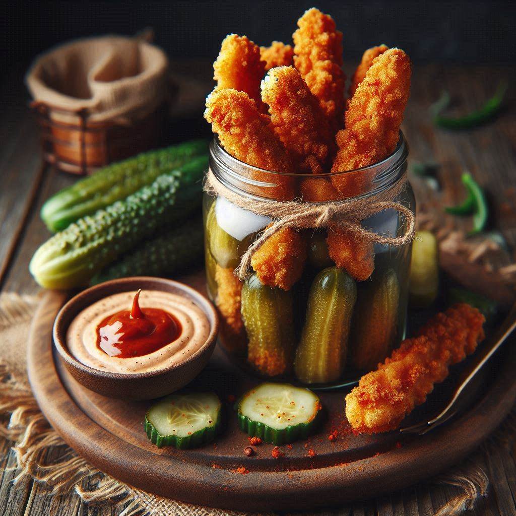 21 Irresistible Fried Pickles Ideas That Will Make Your Taste Buds Dance 18 Crispy Fried Pickles with Chipotle Sauce