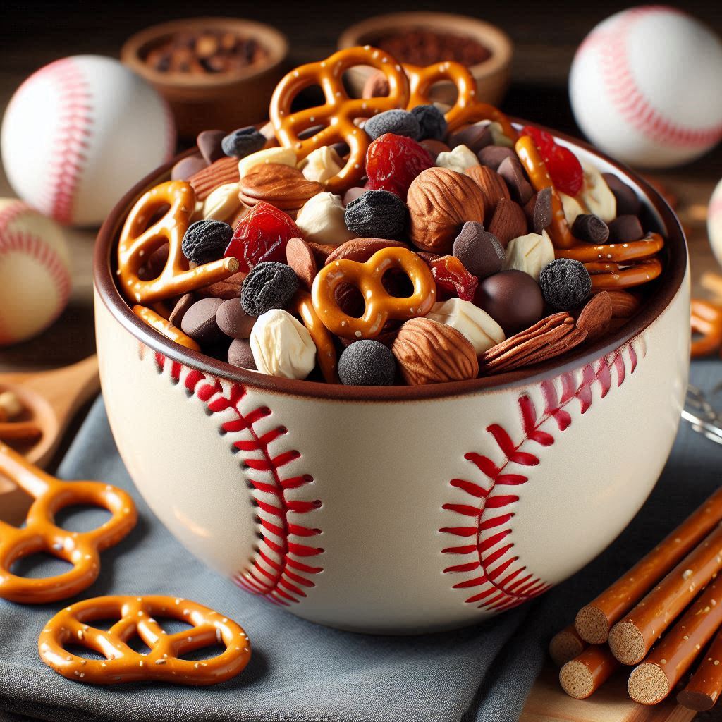17 Delicious Baseball Snack Ideas You Need for Your Team: Game Day, Parties & More! 9 Baseball Trail Mix